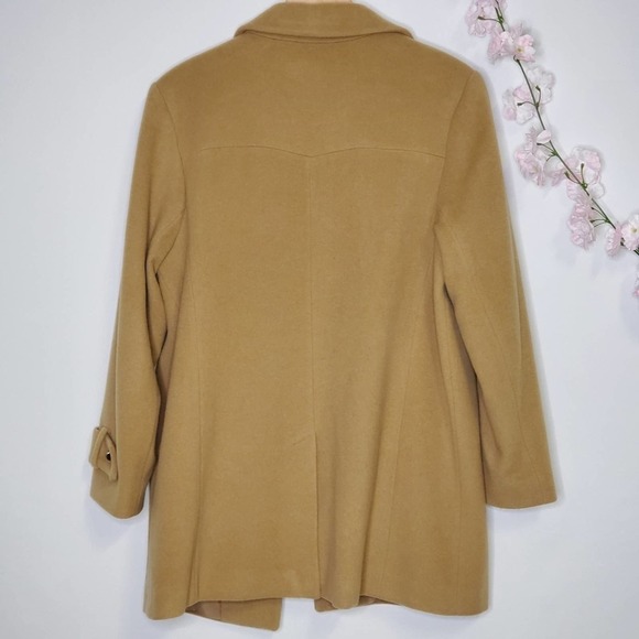 Vintage Anne Klein Single-Breasted Peacoat Size 14 - Picture 9 of 12